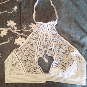 White lace bralette Victoria's Secret